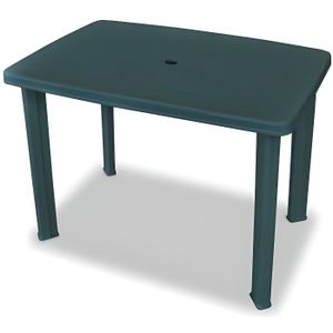 Ensemble table et chaise de jardin Table de jardin - VIDAXL - Vert - Ensemble table et chaises - Résistante aux intempéries - 101 x 68 x 72 cm