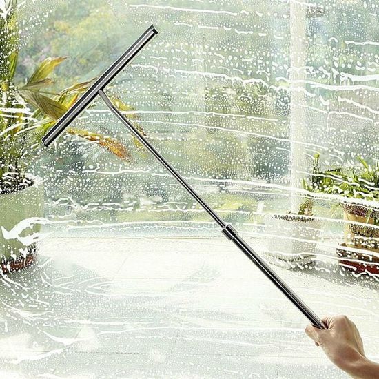 Raclette De Douche Silicone – Support Mural Inclus Pour Nettoyer Vitres, Carrelage Et Voiture Facilement - 8