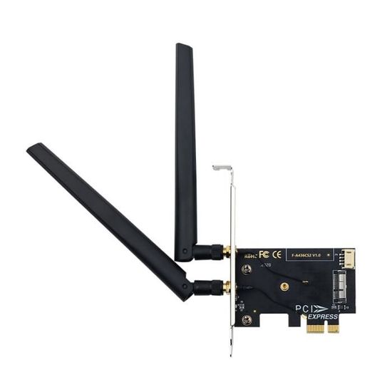 Adaptateur PCI-E 1X - Carte réseau sans fil 802.11ac, wi fi, Wlan, 1200