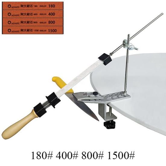 Affûteur Couteaux Professionnel Rotatif 360° – 3 Pierres – Système Précis