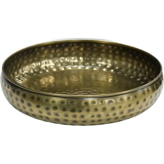 Bol De Service En Cuivre Et Acier Inoxydable 13 Cm - Double Paroi Pour Garder Chaud/froid - Style Biryani