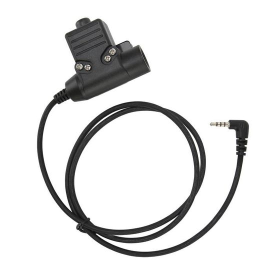 Adaptateur U94 PTT Elprico - Câble Flexible Pour Casque Et Téléphone Portable 3,5mm
