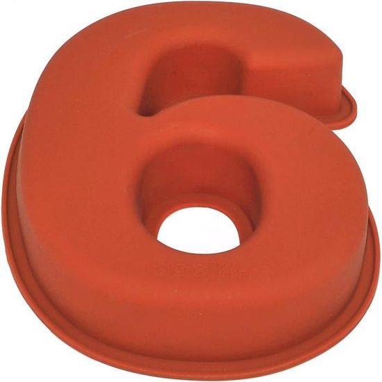 Moule à Gâteau Chiffre 3D En Silicone - Pour Anniversaire, Mariage - Résiste -40°C à 230°C, Alimentaire