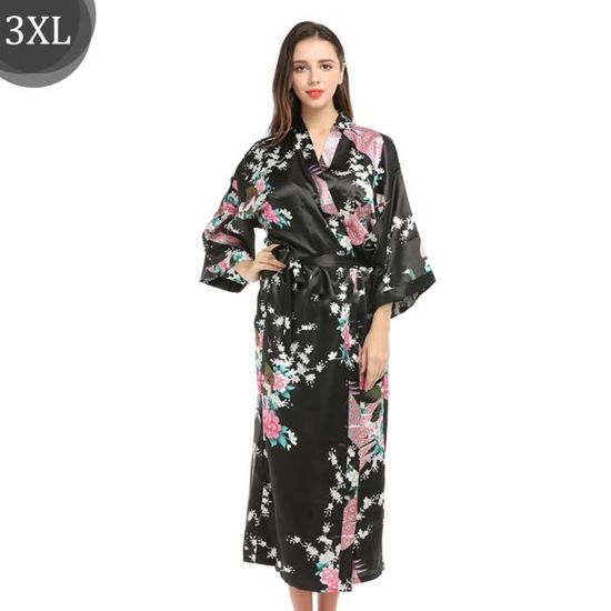 Pyjama Femme été 2 Pièces En Satin - Col Rond, Manches Courtes, Taille 3XL, élégant, Réglable