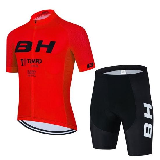 Maillot de cyclisme homme - Bleu - Manches courtes - Respirant - VTT Maillot de cyclisme homme - Bleu - Manches courtes - Respirant - VTT
