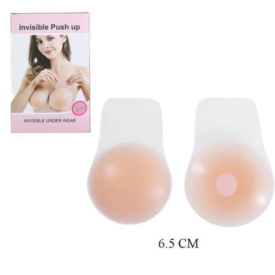 Nipple Cover étanche Soutien Gorge Dos Nu Herlight Cache-tétons Invisibles En Silicone Adhésif Réutilisable Pour Robes Dos Nu, Cacao, 8cm/3.15in Cache Teton Body Tape