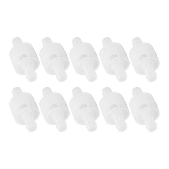 10 pièces clapet anti-retour 1 voie PP plastique tuyau arrêt d'eau 10 pièces clapet anti-retour 1 voie PP plastique tuyau arrêt d'eau