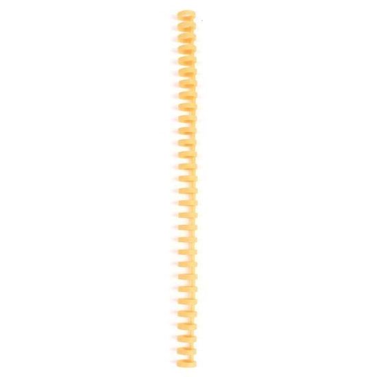 Yinhing 100 Épines Spirale Plastique Dorées – 34 Boucles, 6,4 Mm (1/4'') – Pour Reliure A4 20 Feuilles