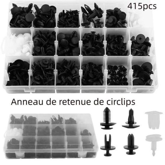Lot De 30 Rivets à Expansion Universels En Plastique De 8 Mm