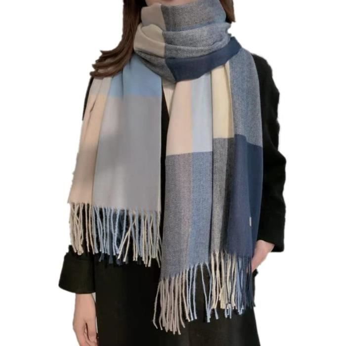 Écharpe Pashmina D'hiver En Laine Douce Et épaisse - Grand Châle Long Pour Femme, Chaud Et Enveloppant
