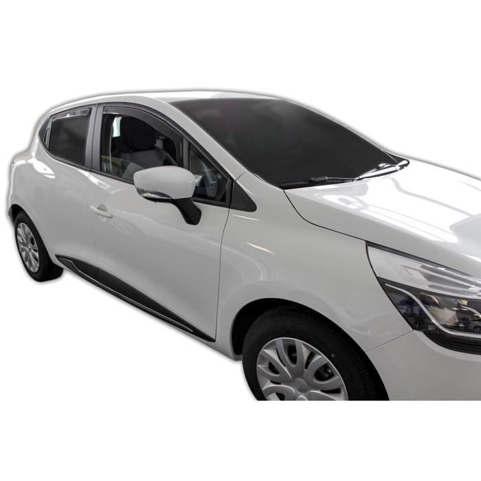 - Deflecteurs d'air Déflecteurs de fenêtre latérale Compatible avec Clio IV 2012-2019 4pcs