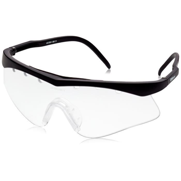 Raquette De Squash VGCB3 Lunettes de squash, adulte unisexe, Squash Gogles, Noir