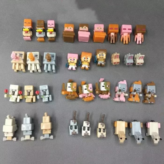 36PCS MINECRAFT figurines - FIGURINE - PERSONNAGE MINIATURE