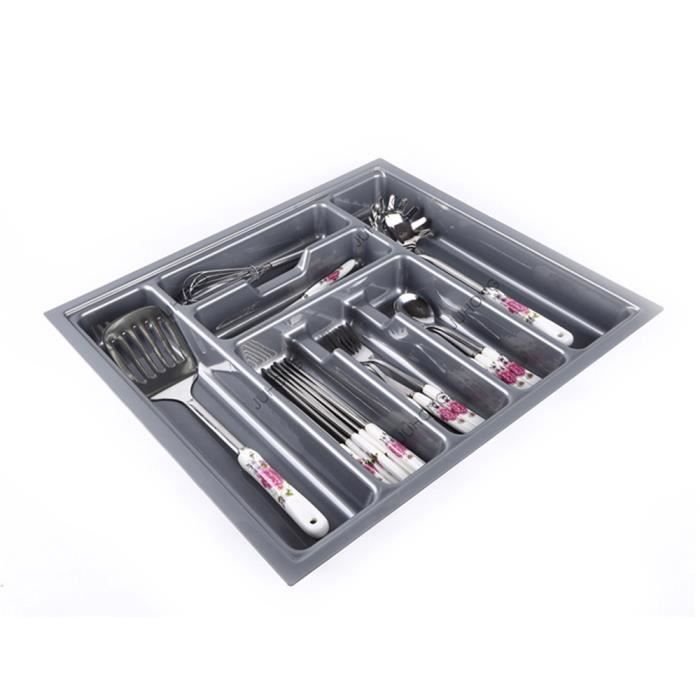 Range-Couvert Modulable, Boîte à Couverts , 7 Compartiments,ustensiles et gadgets,organiseur pour couverts