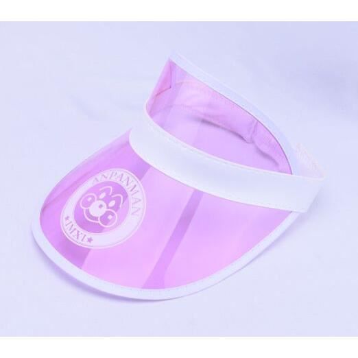8 pièces enfant protection UV pare soleil casquettes bébé fille enfants vacances bonbons PVC plastiq Style A Pink Kid size(43-52cm