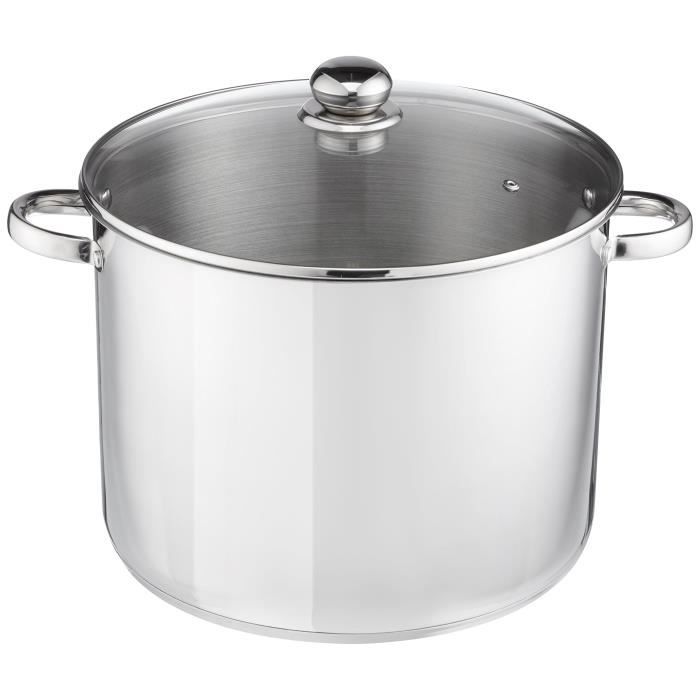 Baumalu 342684 Marmite Traiteur + Couvercle 19 L Diamètre 32 cm en Acier Inoxydable