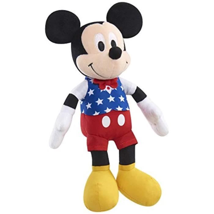 Peluche DISNEY W5Z4T haricot patriotique, Mickey Mouse, MultiCol