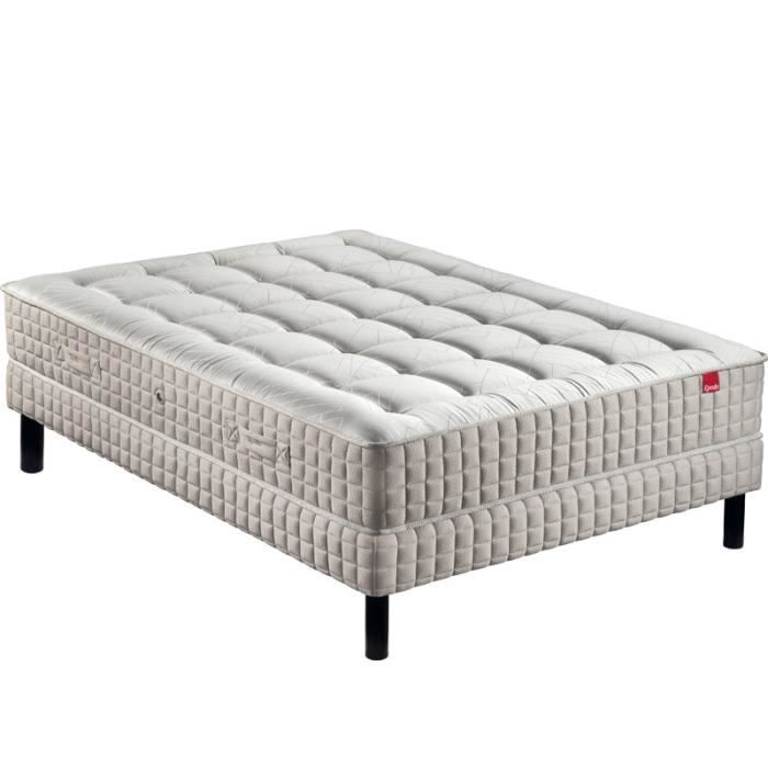 Ensemble Epeda BONSAI, Sommier Confort Ferme, Pieds 160x200 Ressorts