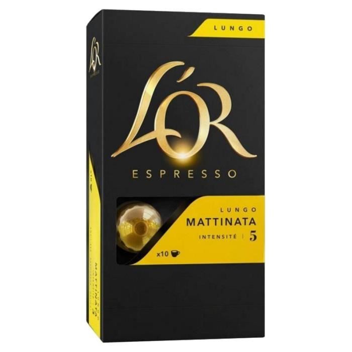 L'OR - L’OR Espresso Lungo Mattinata (lot de 40 capsules),L'OR,