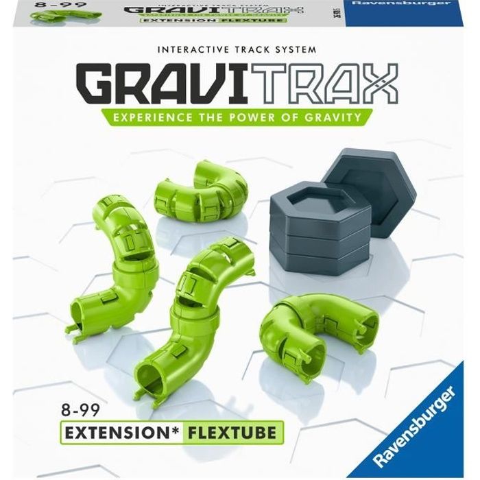 GraviTrax Bloc d'action FlexTube - Jeu de construction STEM - Circuit de billes créatif - Ravensburger- dès 8 ans