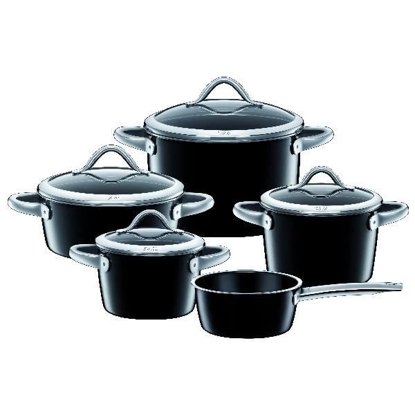Silit Set de casseroles Vitaliano noir 5 pièces
