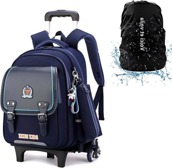 Trolley Sac De Voyage à Dos Bleu à Roulettes - Cabine - Sans Marque - Neuf