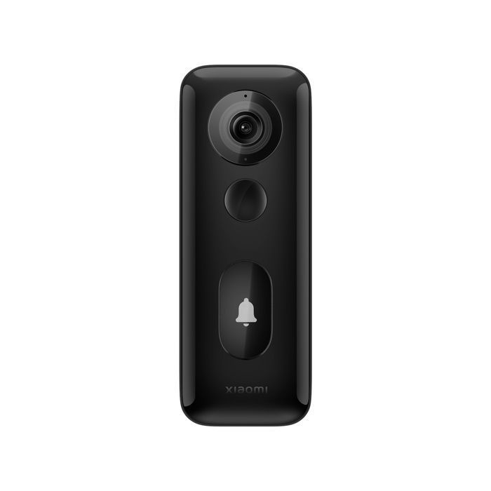 XIAOMI Smart Doorbell 3S Noir - Caméra de Surveillance - Vision 2K à 180° - Deux mode dalimentation - Stockage de 72h gratruit