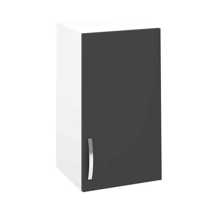 Meuble haut de cuisine avec 1 porte coloris gris - Hauteur 70 x Longueur 40 x profondeur 35 cm Meuble haut de cuisine avec 1 porte coloris gris - Hauteur 70 x Longueur 40 x profondeur 35 cm