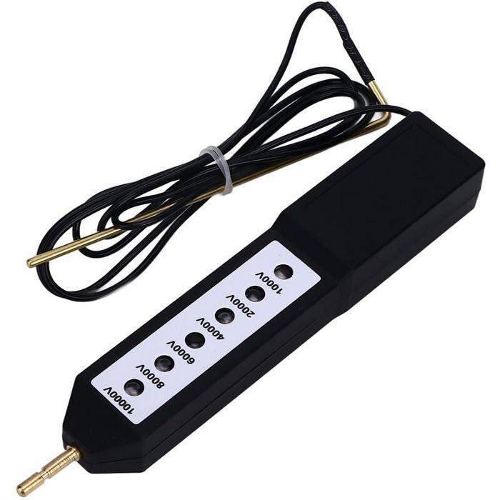 Testeur De Clôture Électrique Portable - 1000-10000V, 6 LED, Étanche PP Cuivre, Contrôle Tension Fil Électrifié