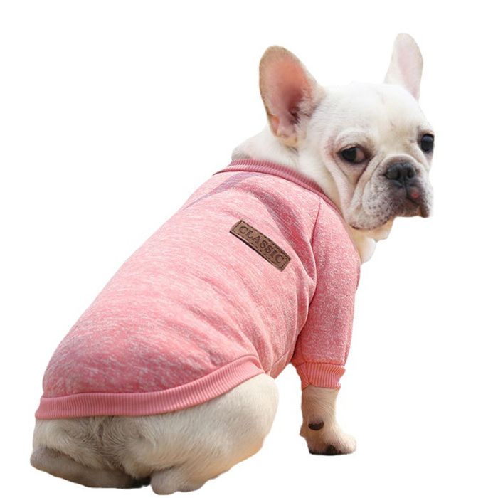 Meilleurs prix pour Sweat-shirt pour chien - EINNENFFER - Pull classique - Doublure polaire - Taille moyenne - Confortable