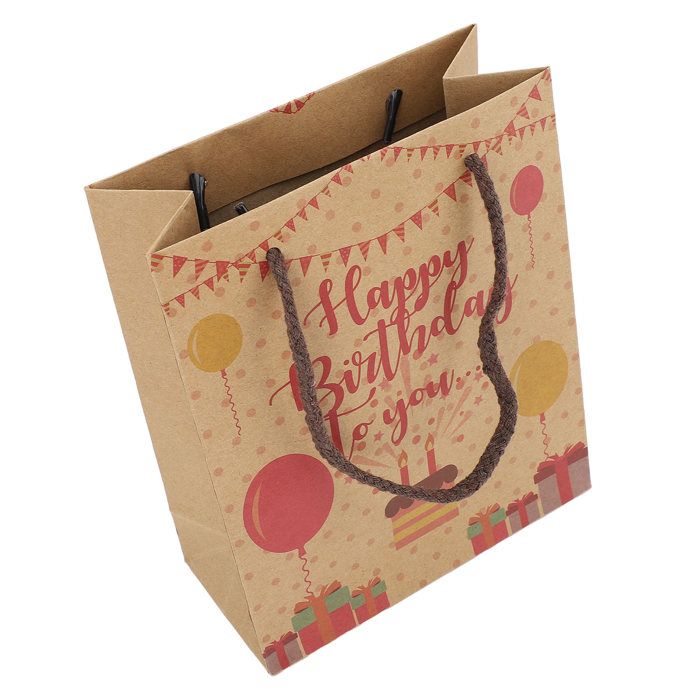 12 Sacs Cadeaux Anniversaire Avec Poignée - Rose Dessins Animés - Parfait Pour Fêtes Enfants