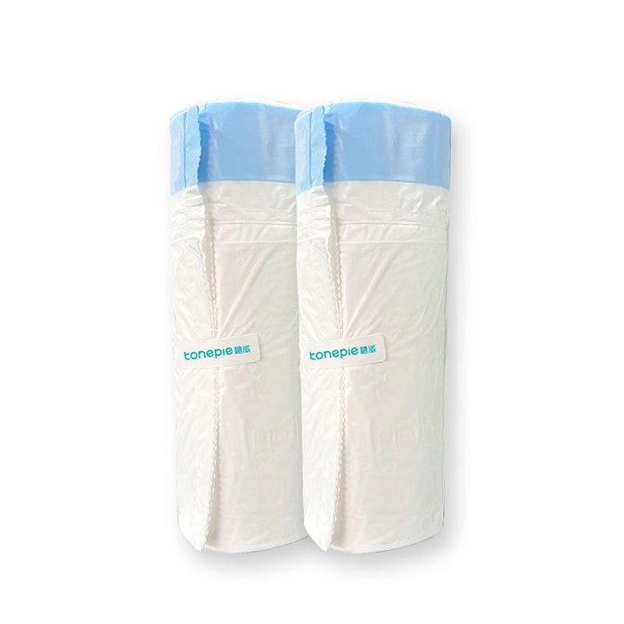 Sacs à déjections pour litière automatique - Phoesky - Blanc - 45x50 cm - 2 rouleaux - 30 pièces - Autonettoyants