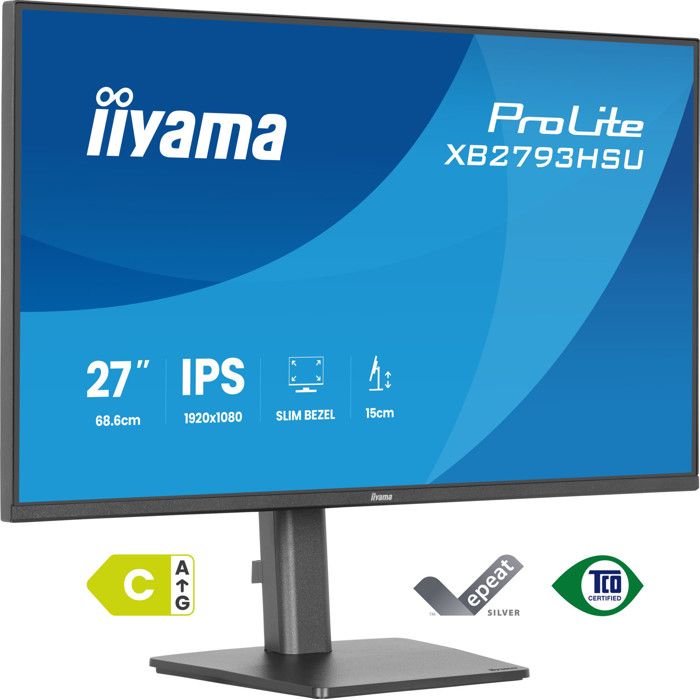 Moniteur - IIYAMA - ProLite XB2793HSU-B1 - 27 IPS - Full HD 1920x1080 - 120Hz 1ms