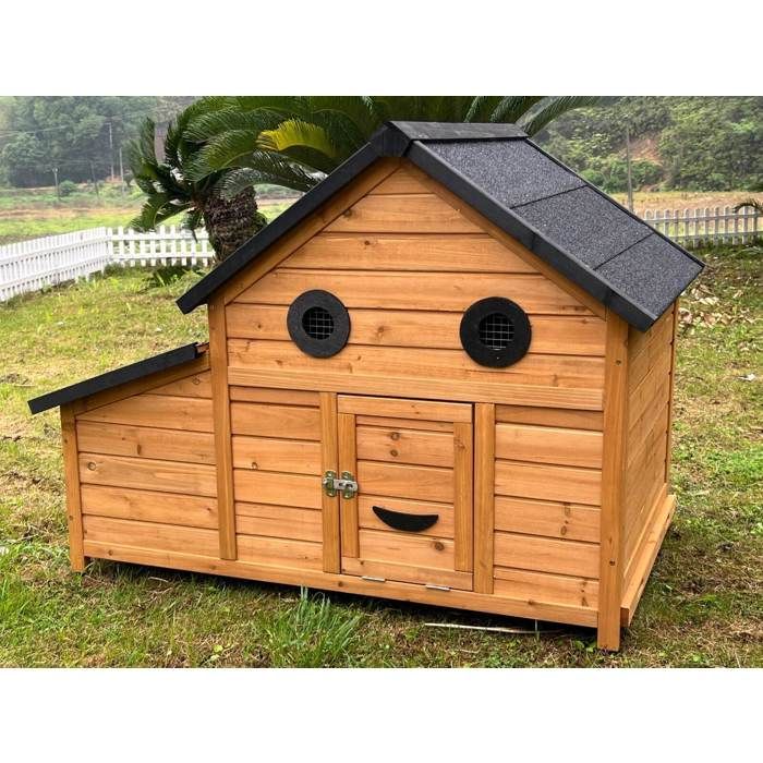 Meilleurs prix pour Poulailler - Burma - Toit Ouvrant - 2 à 4 Poules - Bois de Sapin - Aération Grillagée