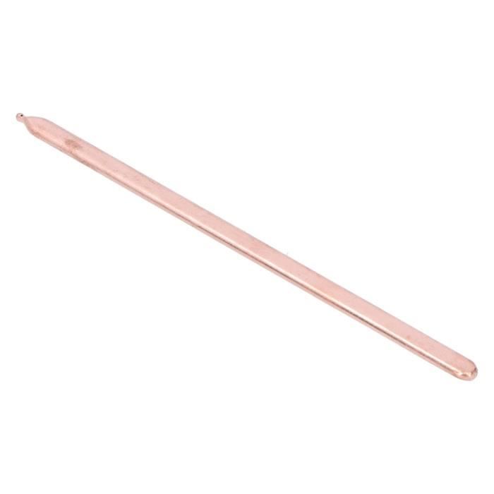 Caloduc Plat En Cuivre 210 Mm - Ruban Chauffant Pour Dissipateur Thermique Processeur, Conductivité Optimale - 10