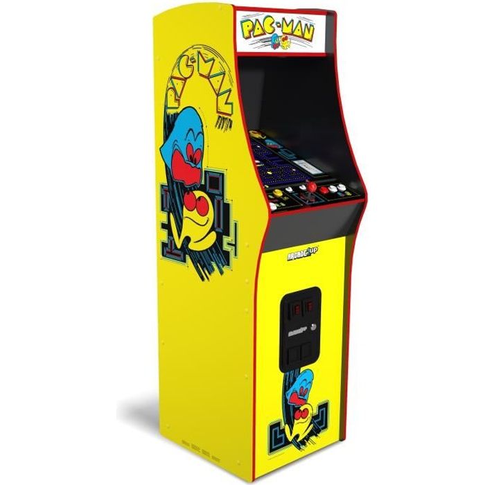 Borne d'Arcade Arcade1Up Pac-Man Deluxe - 14 jeux classiques inclus