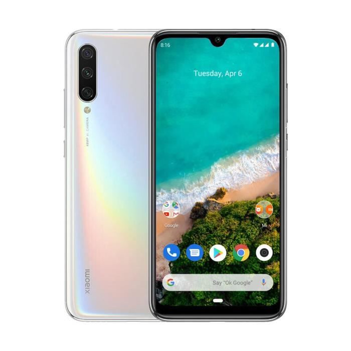 Vente Téléphone portable Xiaomi Mi A3 6,088 pouces AMOLED 48MP Triple caméra arrière 4 Go 64 Go 4G Smartphone_HDG11304 pas cher Vente Téléphone portable Xiaomi Mi A3 6,088 pouces AMOLED 48MP Triple caméra arrière 4 Go 64 Go 4G Smartphone_HDG11304 pas cher