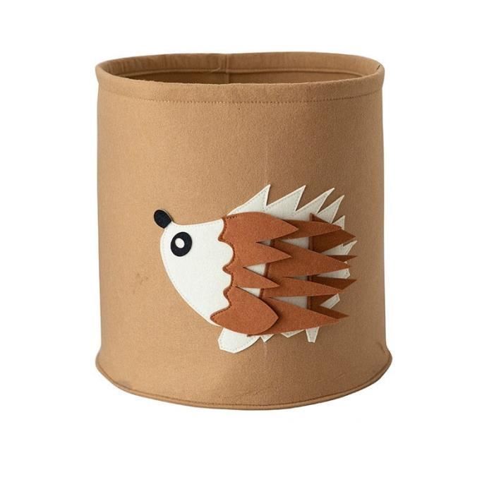 Panier De Rangement Pliable En Feutre Requin - Taille Moyenne 13x21 Pouces (34x55 Cm) - Pour Jouets, Vêtements Bébé, Linge - Gris