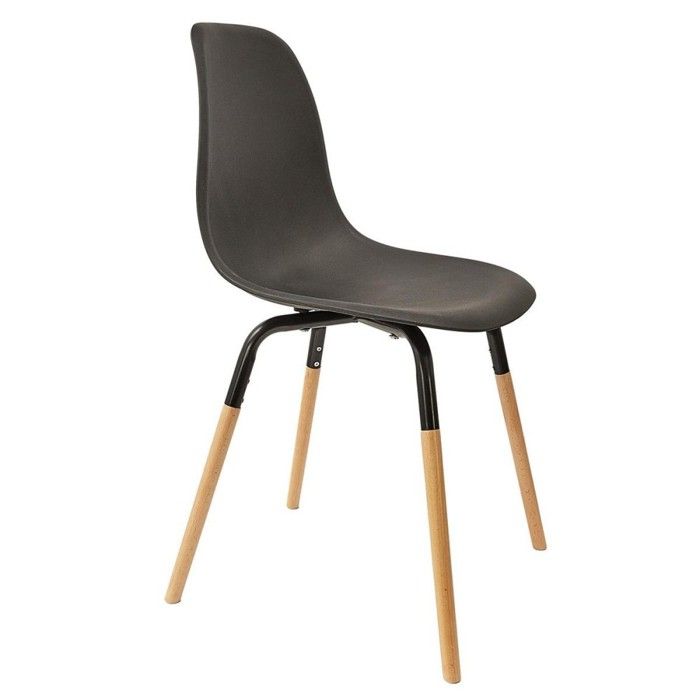 Chaise scandinave Phenix noir Chaise scandinave Phenix noir