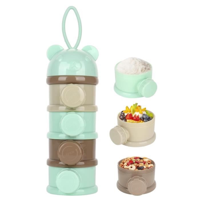 Doseur Lait Bébé Zasjon - Boîte Lait Poudre Portable Avec Cuillère Sans BPA
