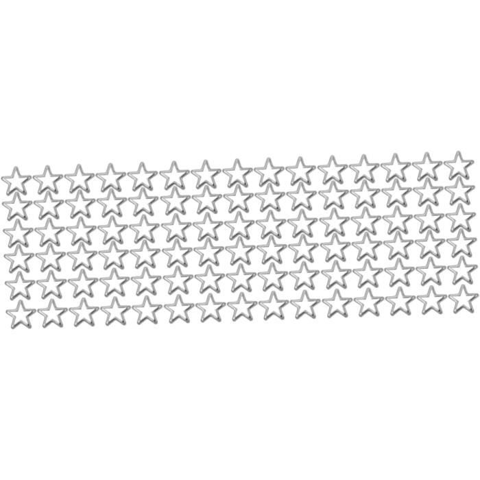 30 Rivets Décoratifs étoiles/fleurs - 19mm, Dos à Riveter, Pour Bagages, Cuir, DIY