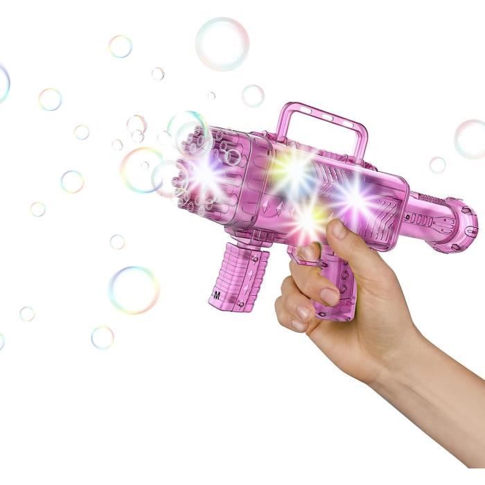 Parapluie Transparent à Bulles Pour Enfant 3-8 Ans - Ouverture Automatique, Poignée Incurvée, 70 Cm Diamètre