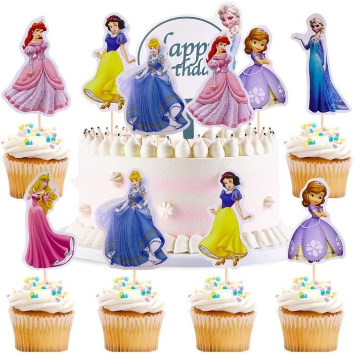 Décoration Gâteau Anniversaire 43 Décorations Pour Gâteau - Papillons, Feuilles De Palmier, Boules Dorées Moule Pour Gâteau Papillon