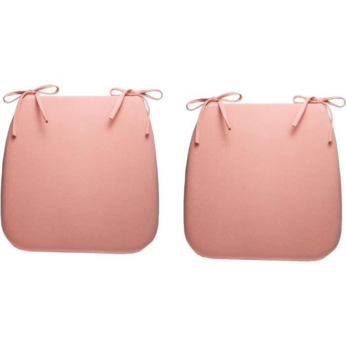 2 Pièces Galette De Chaise,Antidérapant Mousse À Mémoire Siège Coussin