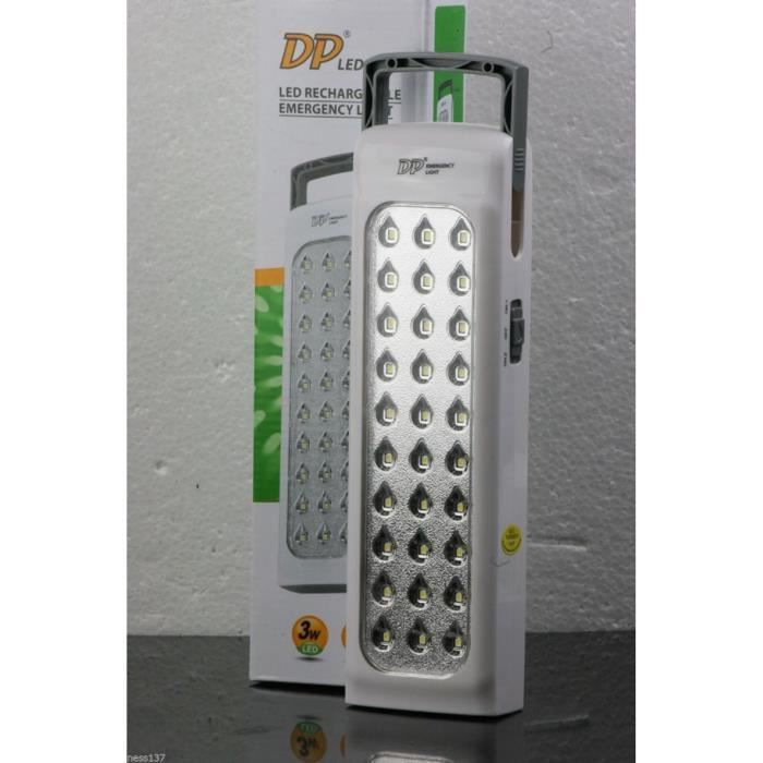 Lampe de secours à LED rechargeable 150 lm. PP3300 - Luminaires extérieur -  Achat & prix