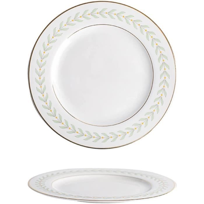 Service à Dîner Et Café En Porcelaine De LIMOGES Décor De Fleurs Rehauts Dor 12
