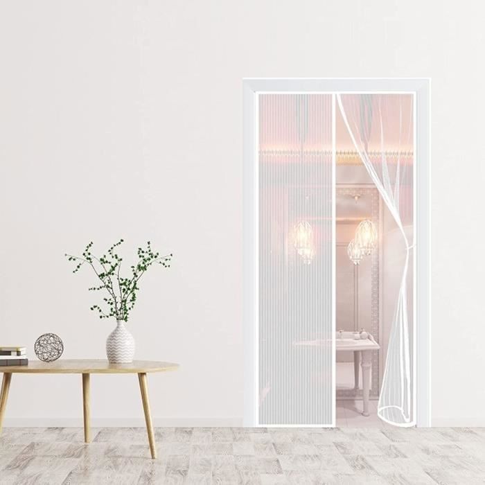 Magnétique Moustiquaire Pour Porte, 70x220 Cm Rideau De Porte