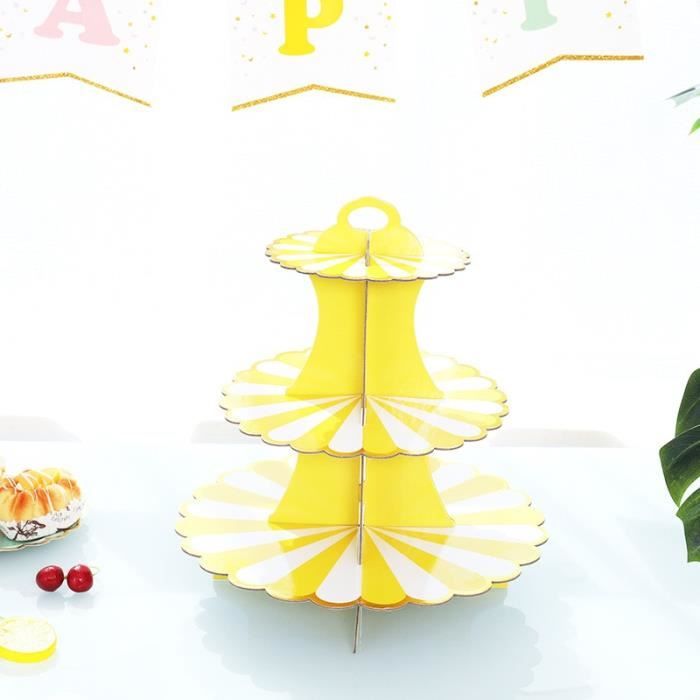 Support à Cupcakes 5 Niveaux – Effet Miroir – Cheerico – Présentoir Tour