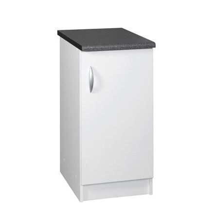 Meuble cuisine bas 40 cm 1 porte OXANE bordeaux - Cdiscount Maison