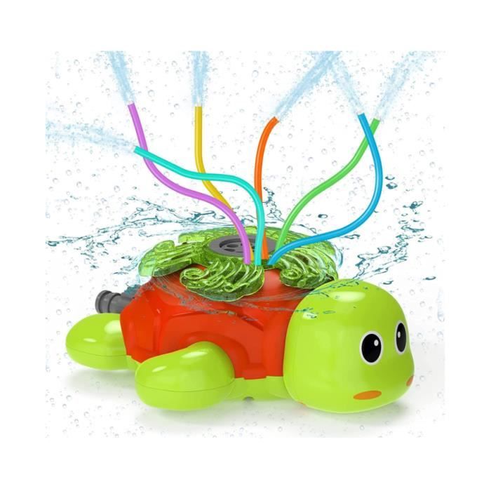 Tortue Arroseuse Pour Enfants – Jouet D'eau Oscillant – Connecteur De Tuyau Inclus – Dès 3 Ans – Été
